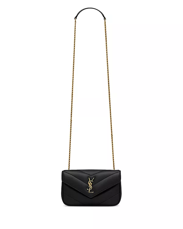 Мини-Сумочка Loulou из овечьей кожи Saint Laurent, черный
Мини-Сумочка Loulou из овечьей кожи Saint Laurent, черный