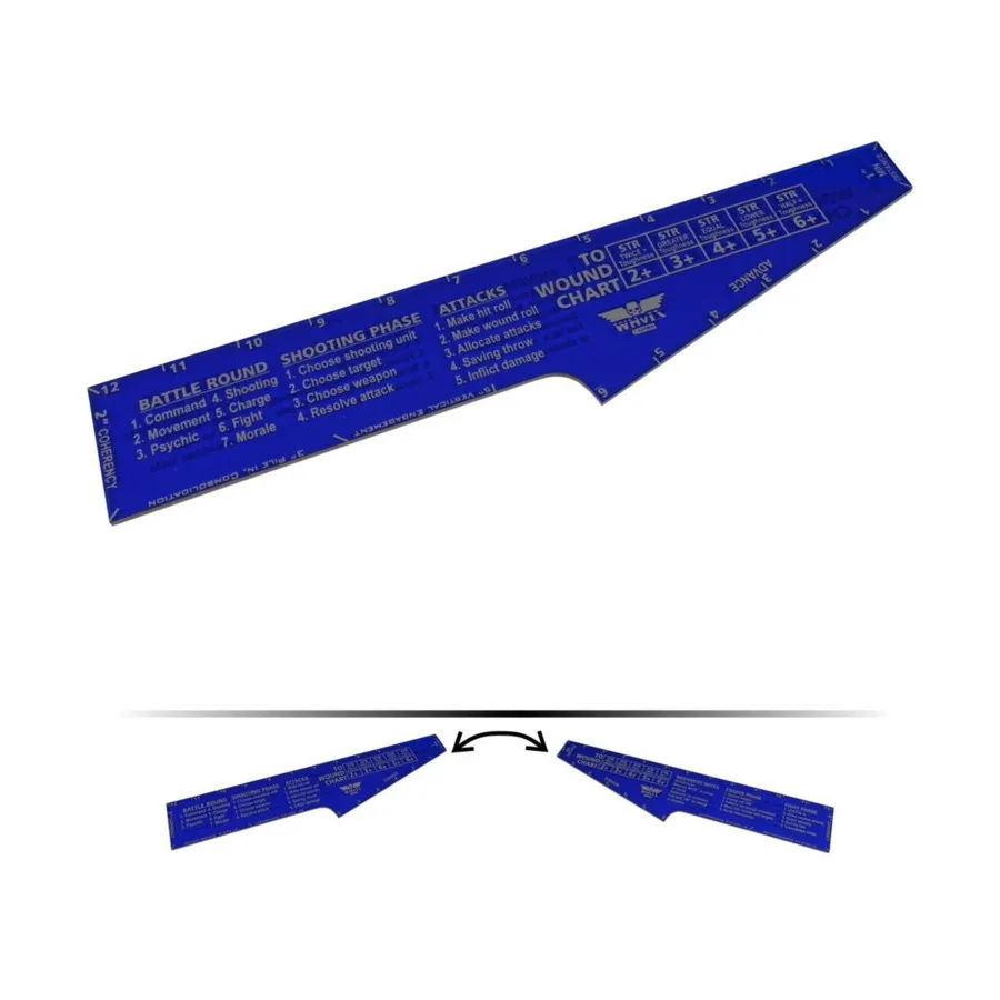 WHv9 — 12-дюймовый датчик движения и стрельбы (синий), Warhammer 40k Accessories (Litko Aerosystems)