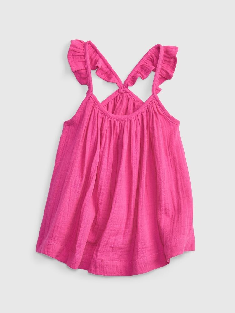 Хлопковый топ Gap, розовый 
Хлопковый топ Gap, розовый