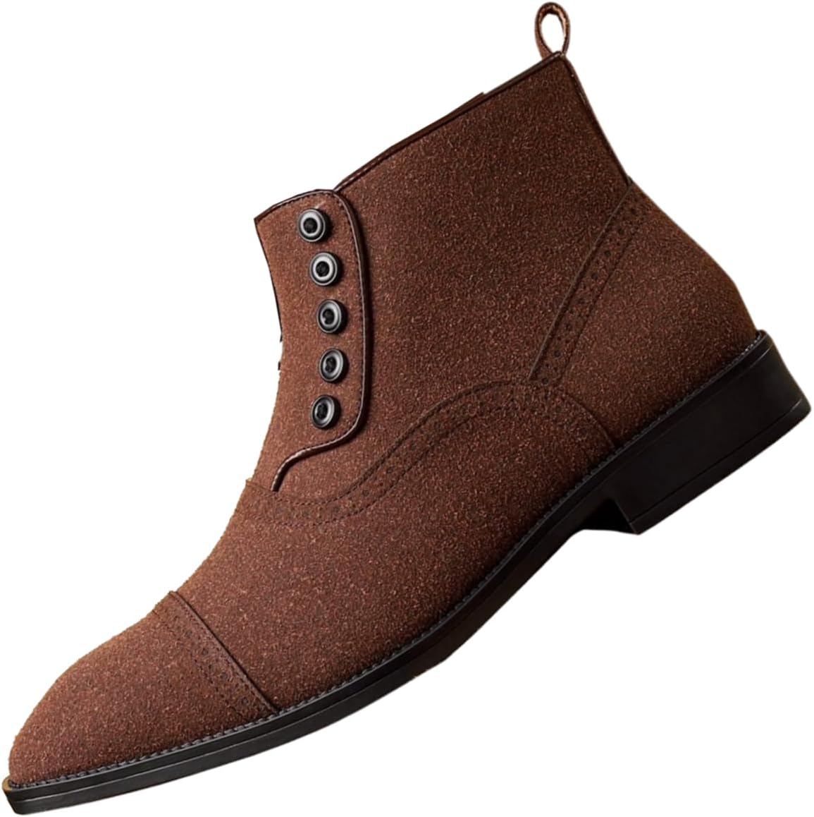 Мужские замшевые ботинки Santimon на пуговицах, винтажные викторианские броги, повседневные ботинки до щиколотки с боковой молнией, коричневый
Мужские замшевые ботинки Santimon на пуговицах, винтажные викторианские броги, повседневные ботинки до щиколотки с боковой молнией, коричневый