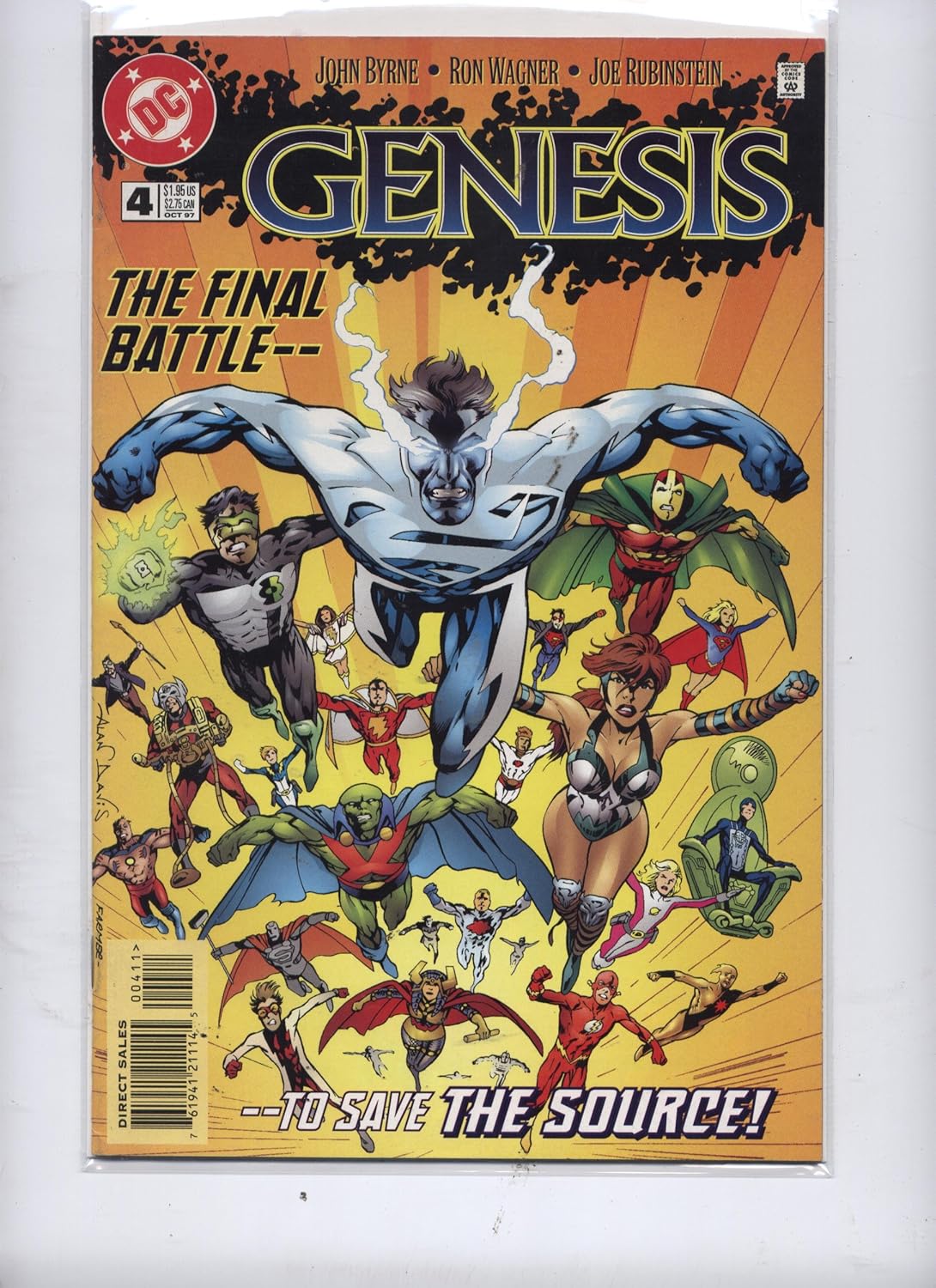 Genesis #4 (The Final Battle -- To Save the Source, October 1997) (DC)
Genesis #4 (The Final Battle -- To Save the Source, October 1997) (DC)