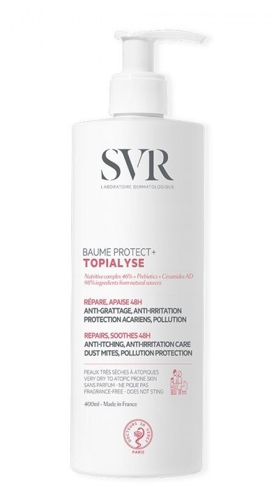 SVR Topialyse Baume Protect+ лосьон для тела, 400 ml
SVR Topialyse Baume Protect+ лосьон для тела, 400 ml