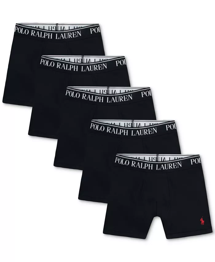 Боксеры Big Boys Stretch, 5 штук в упаковке Polo Ralph Lauren, черный
Боксеры Big Boys Stretch, 5 штук в упаковке Polo Ralph Lauren, черный