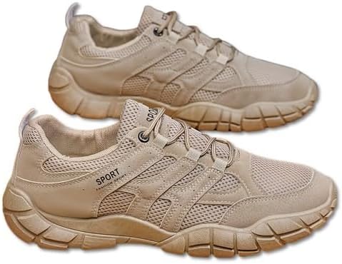 Мужские повседневные спортивные обувь для улицы - дышащий верх из сетки и PU, прочная подошва из ПВХ - для всех сезонов: походы, бег, тренировки, низкие кроссовки на шнуровке, кроссовки для походов, гибкая внутренняя подкладка Minlaidian, хаки
Мужские повседневные спортивные обувь для улицы - дышащий верх из сетки и PU, прочная подошва из ПВХ - для всех сезонов: походы, бег, тренировки, низкие кроссовки на шнуровке, кроссовки для походов, гибкая внутренняя подкладка Minlaidian, хаки