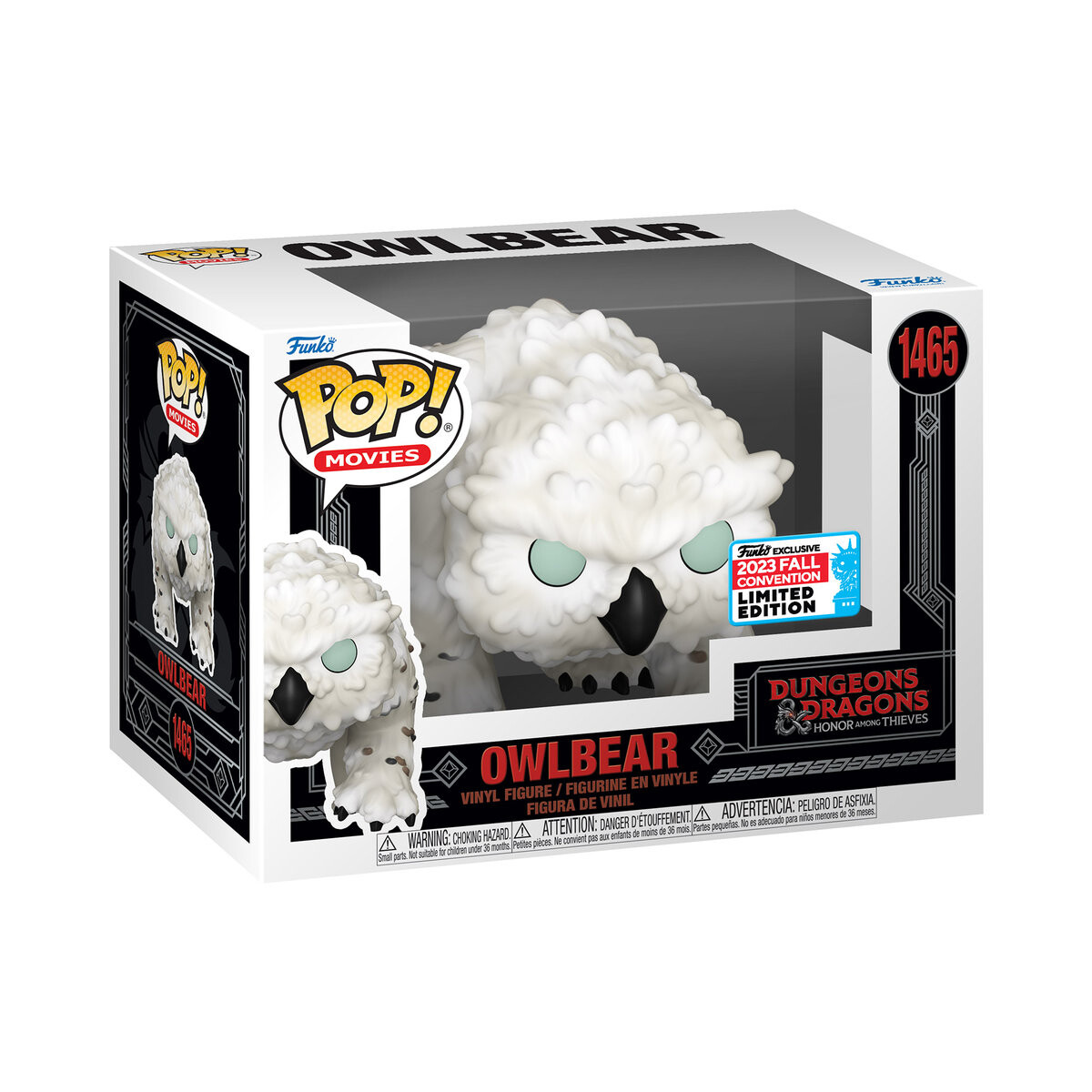 Funko POP! Фильмы, коллекционная фигурка, OwlBear, 1465, Limited Edition.
Funko POP! Фильмы, коллекционная фигурка, OwlBear, 1465, Limited Edition.