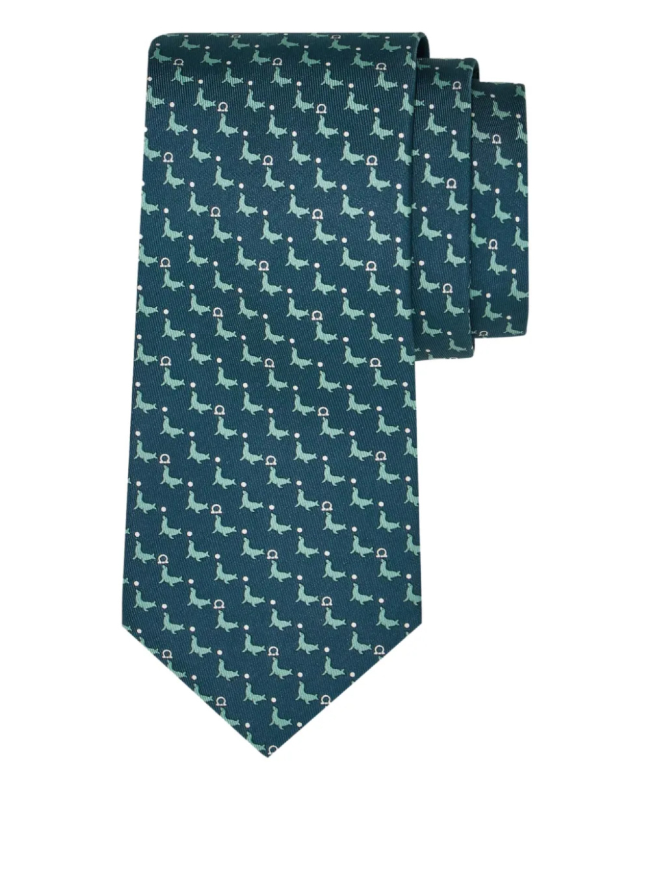 Ferragamo галстук с принтом, зеленый
Ferragamo галстук с принтом, зеленый