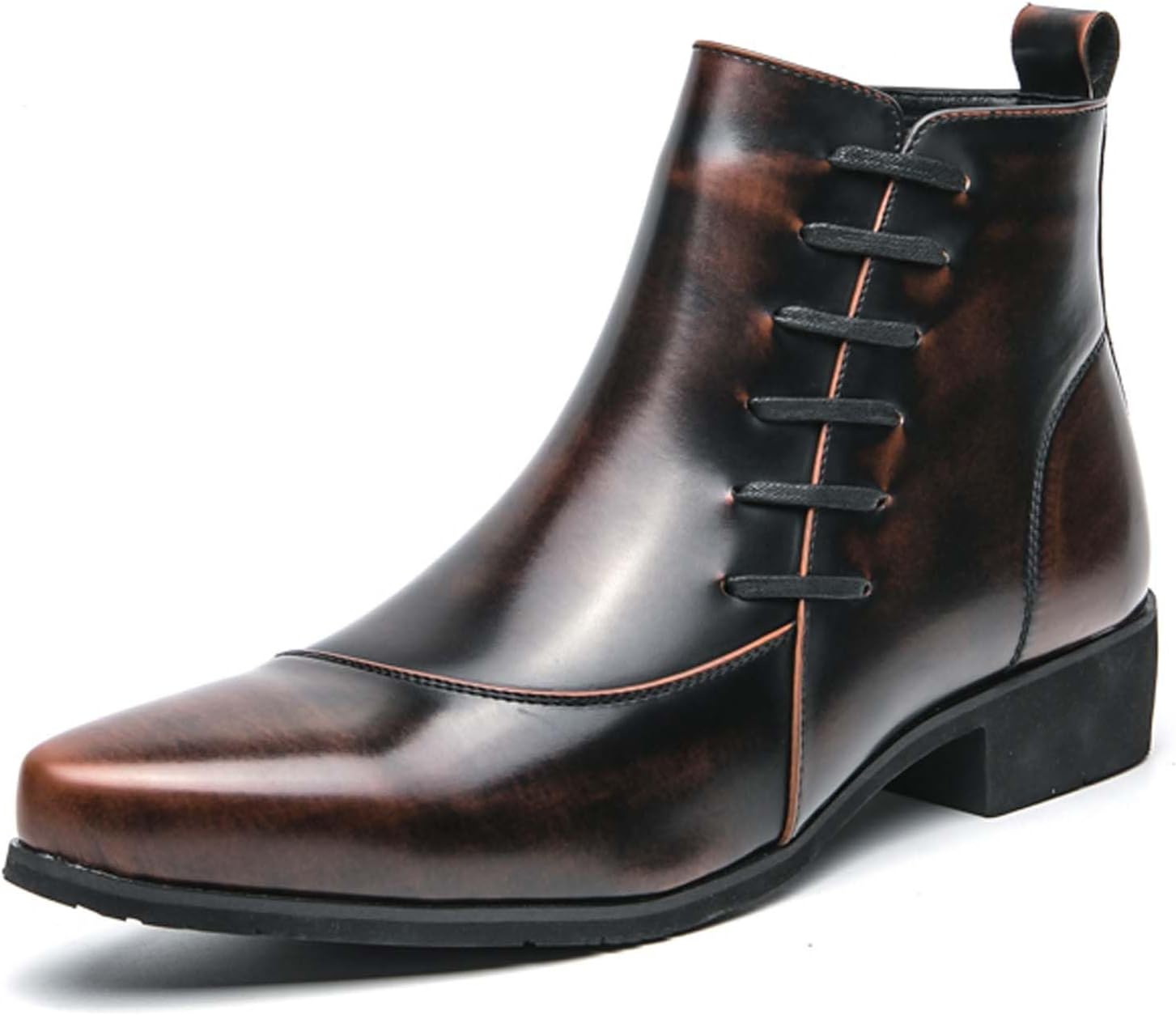 Мужские зауженные ботинки Челси с модной и индивидуальной боковой молнией, противоскользящие, удобные, деловые, формальные и повседневные ботинки до щиколотки Generic, коричневый
Мужские зауженные ботинки Челси с модной и индивидуальной боковой молнией, противоскользящие, удобные, деловые, формальные и повседневные ботинки до щиколотки Generic, коричневый