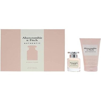 Abercrombie & Fitch Authentic Woman Gift Set 50ml Eau de ParfumSpray and 200ml Body Lotion
Abercrombie & Fitch Authentic Woman Gift Set 50ml Eau de ParfumSpray and 200ml Body Lotion