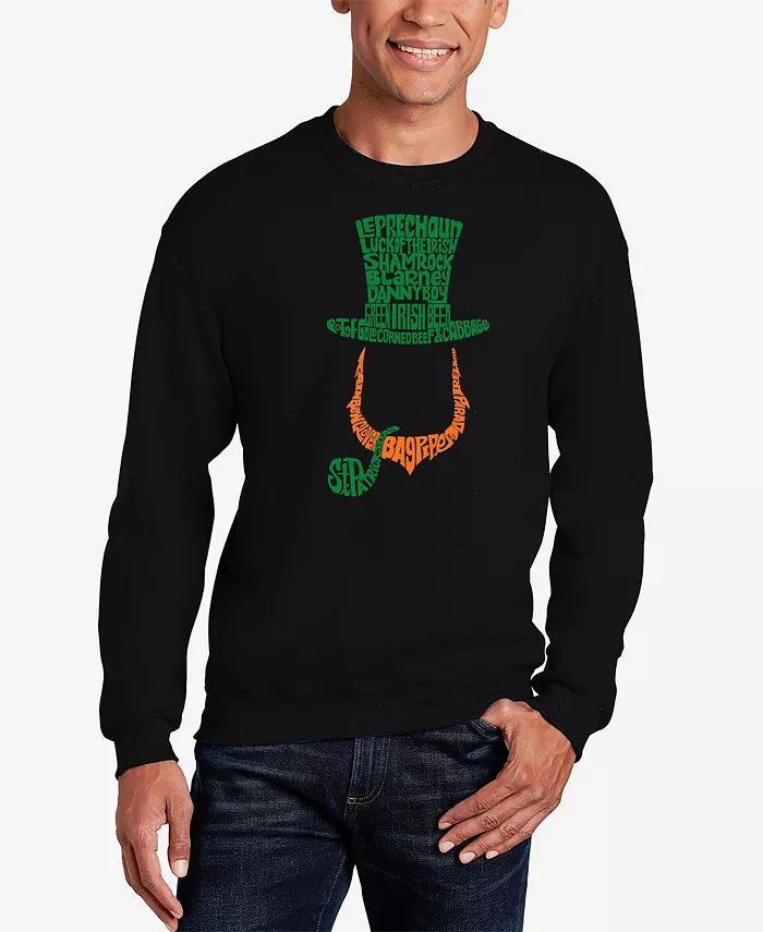 Мужской свитшот с принтом Leprechaun Word Art LA Pop Art, черный
Мужской свитшот с принтом Leprechaun Word Art LA Pop Art, черный