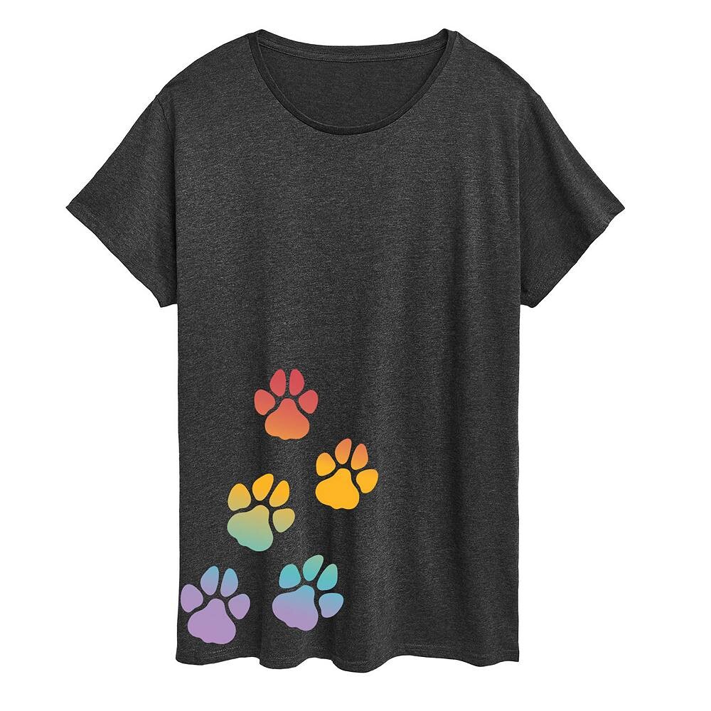 Футболка с графическим рисунком Plus Rainbow Paw Prints Licensed Character, цвет Heather Charcoal
Футболка с графическим рисунком Plus Rainbow Paw Prints Licensed Character, цвет Heather Charcoal