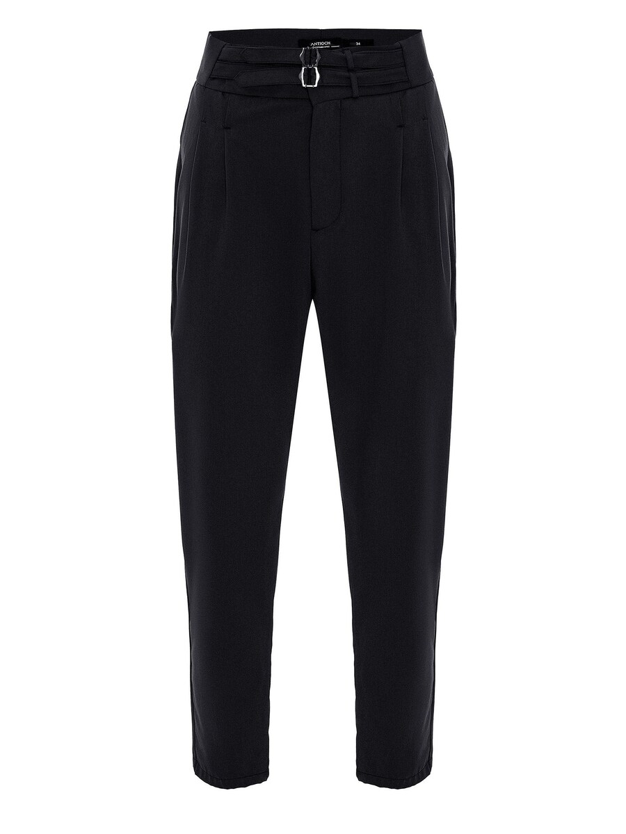 Обычные брюки в складку спереди Antioch, черный 
Обычные брюки в складку спереди Antioch, черный