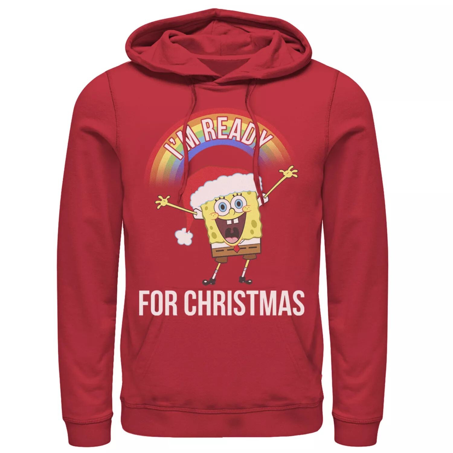 Мужская радужная худи Губка Боб Квадратные Штаны «Я готов к Рождеству» Nickelodeon, красный
Мужская радужная худи Губка Боб Квадратные Штаны «Я готов к Рождеству» Nickelodeon, красный