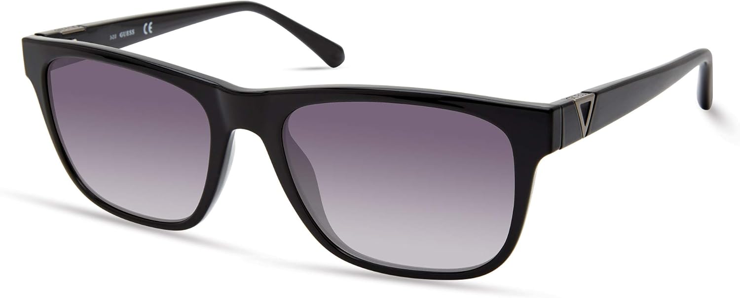 GUESS мужские классические стильные квадратные солнцезащитные очки, Shiny Black
GUESS мужские классические стильные квадратные солнцезащитные очки, Shiny Black