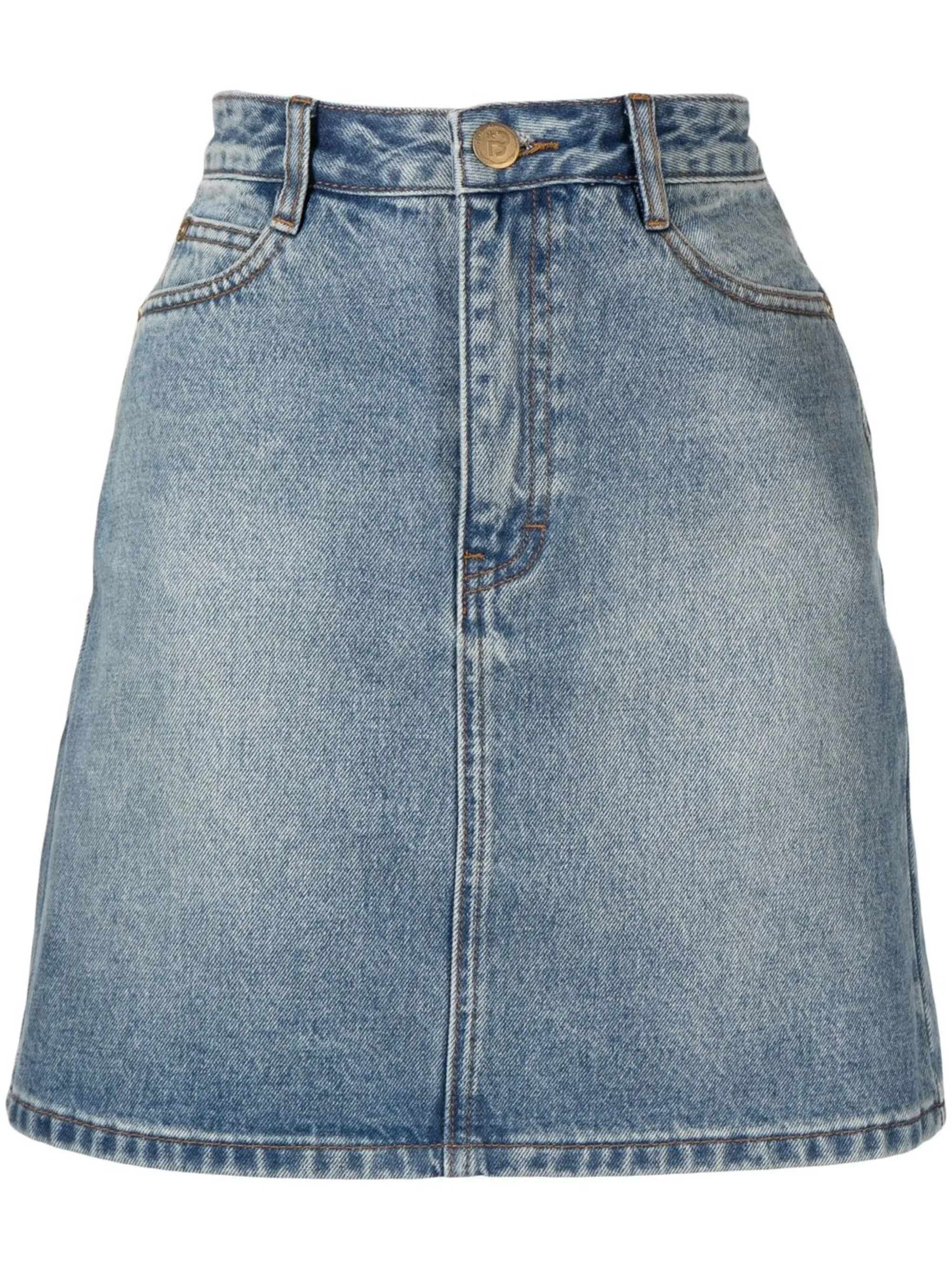 Джинсовая юбка с эффектом потертости Bapy By A Bathing Ape, синий
Джинсовая юбка с эффектом потертости Bapy By A Bathing Ape, синий