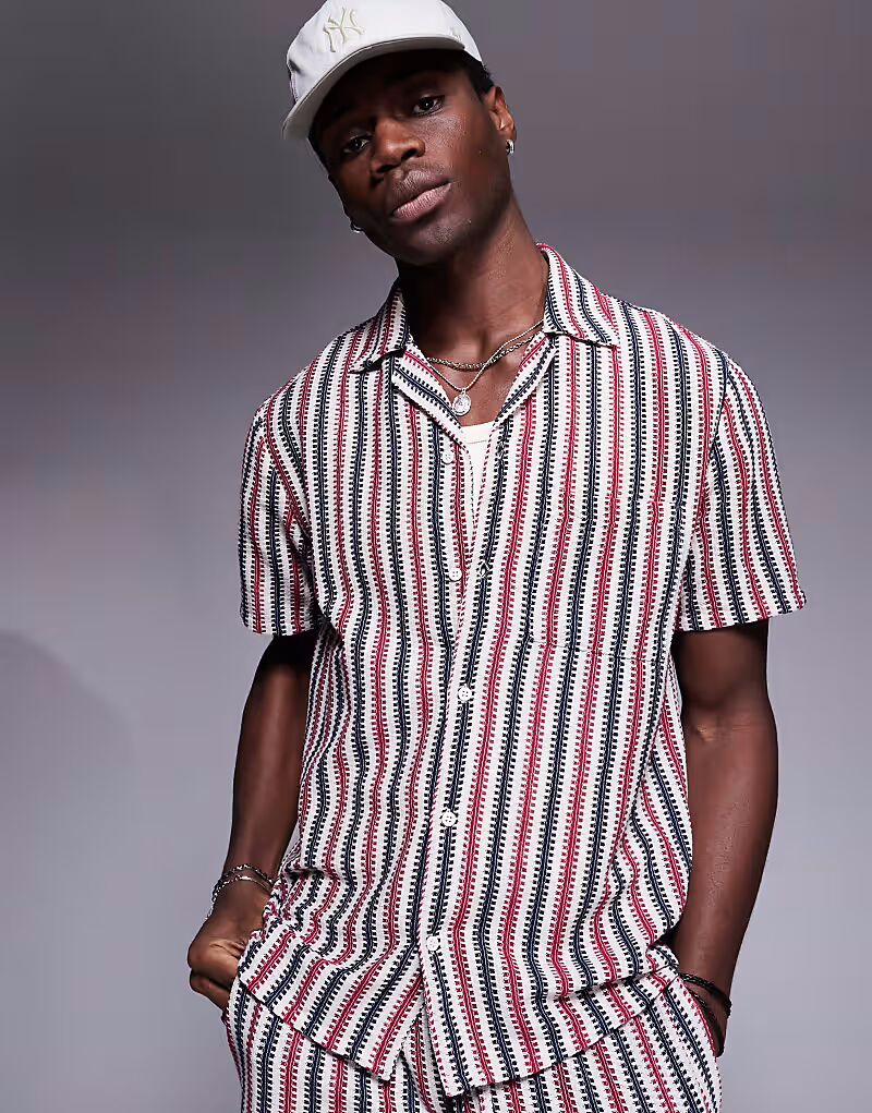 Полосатая трикотажная пляжная рубашка в нескольких цветах South Beach
Полосатая трикотажная пляжная рубашка в нескольких цветах South Beach