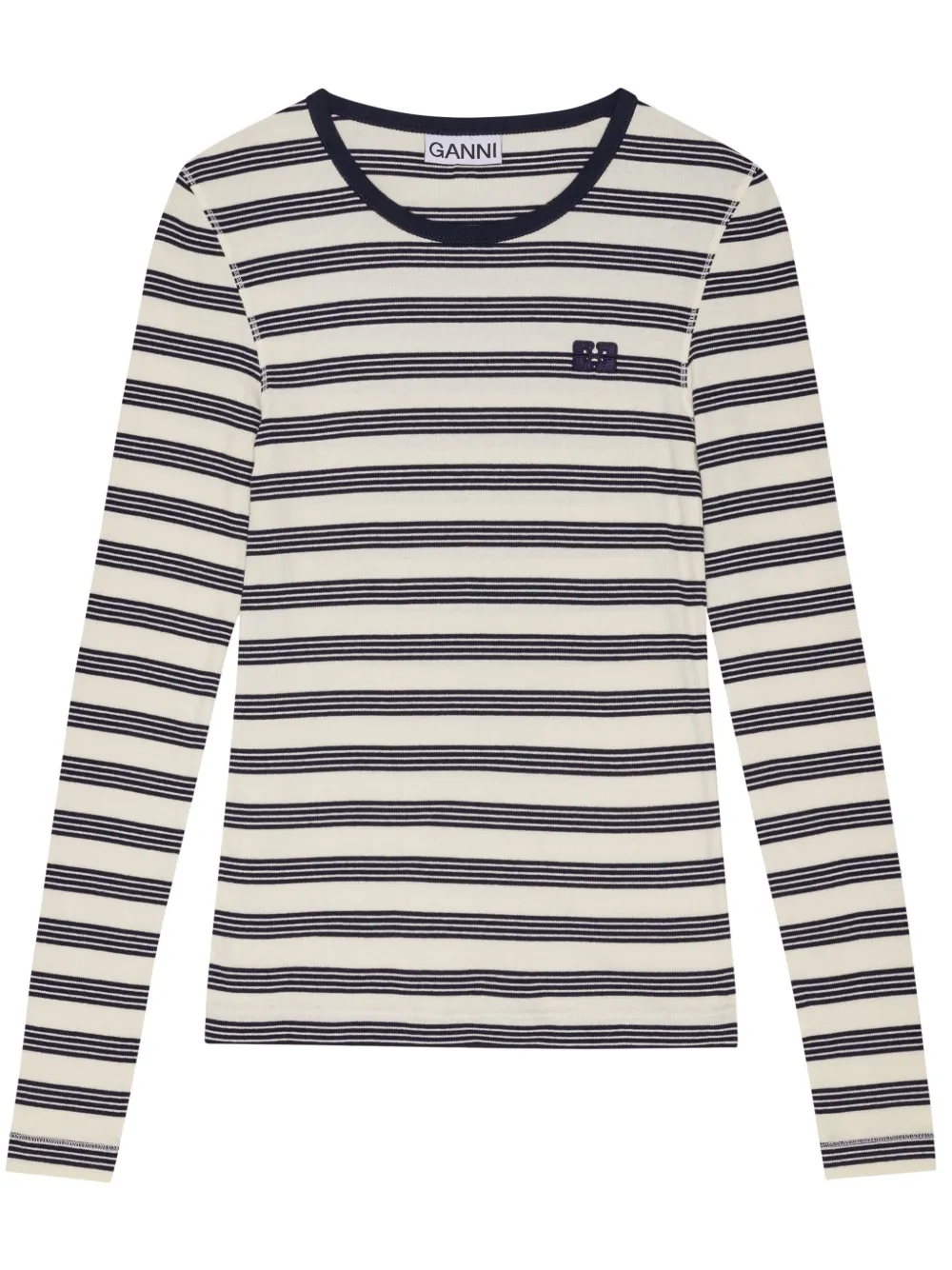 Футболка в полоску GANNI, белый
Футболка в полоску GANNI, белый