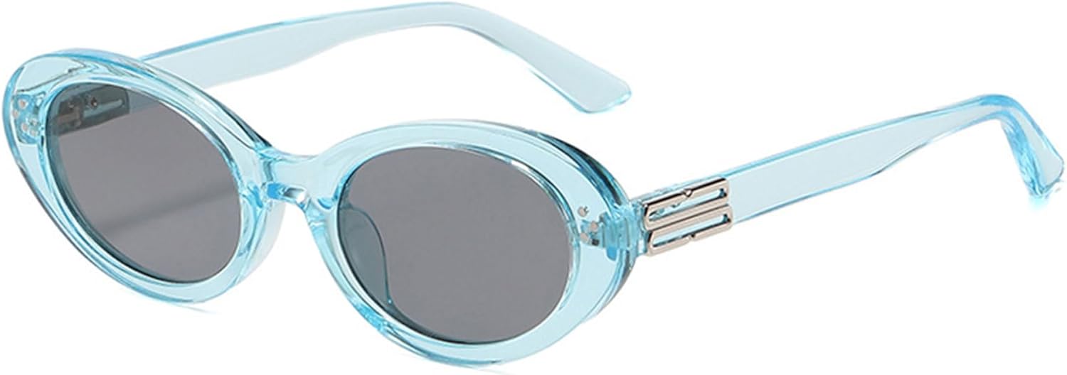Ретро-солнцезащитные очки овальной формы «кошачий глаз» для женщин и мужчин, без поляризации, узкие, круглые, модные, для активного отдыха ALKAHE, Transparent Blue Frame Grey Lens
Ретро-солнцезащитные очки овальной формы «кошачий глаз» для женщин и мужчин, без поляризации, узкие, круглые, модные, для активного отдыха ALKAHE, Transparent Blue Frame Grey Lens