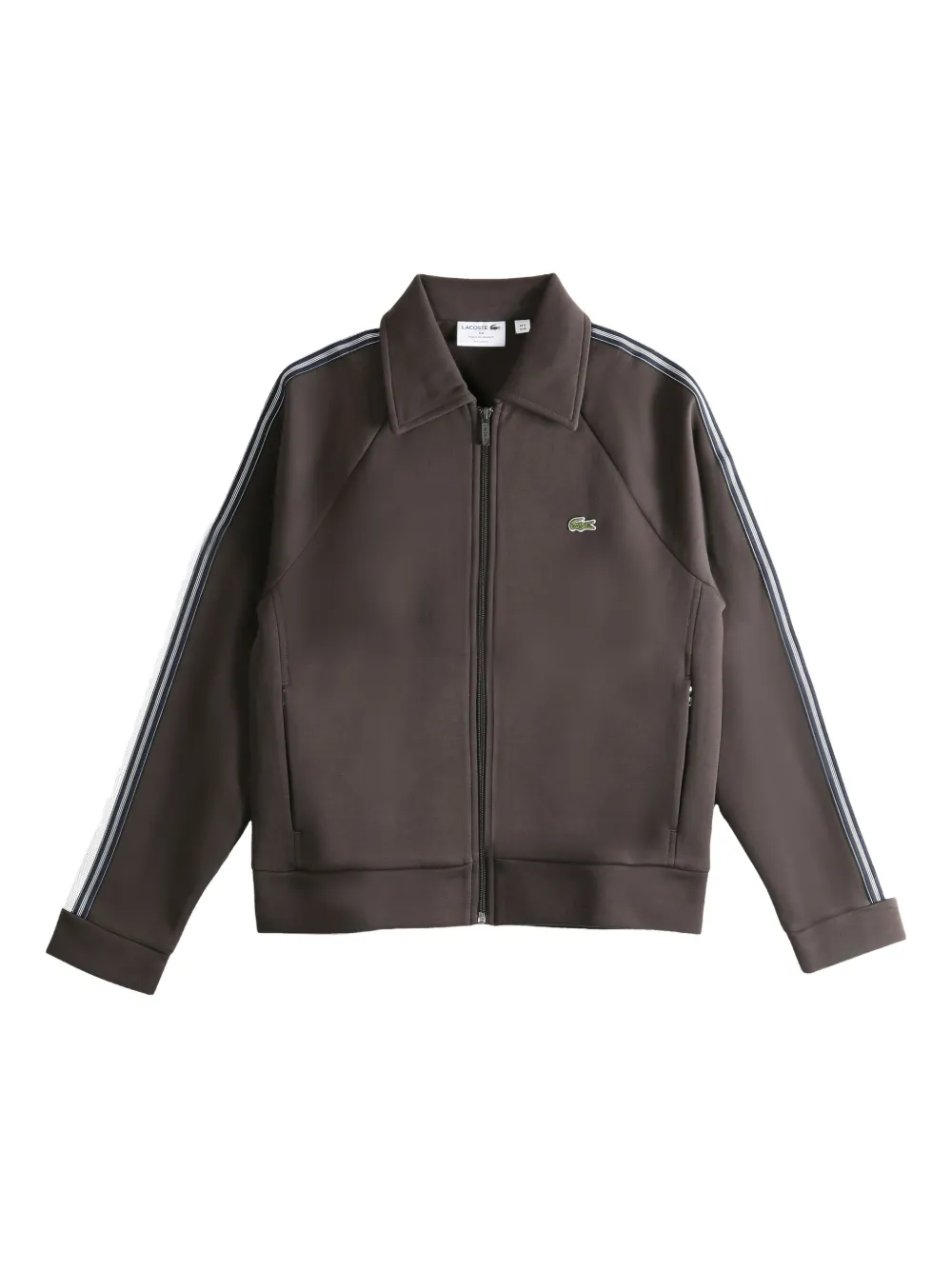 Полосатая рубашка на молнии Lacoste, коричневый
Полосатая рубашка на молнии Lacoste, коричневый