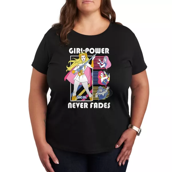 Плюс футболка с принтом «She-Ra Girl Power никогда не померкнет» Licensed Character, черный
Плюс футболка с принтом «She-Ra Girl Power никогда не померкнет» Licensed Character, черный