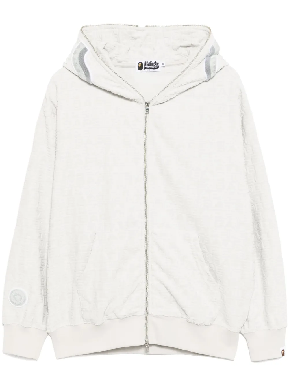 Куртка с монограммой A BATHING APE, серый 
Куртка с монограммой A BATHING APE, серый