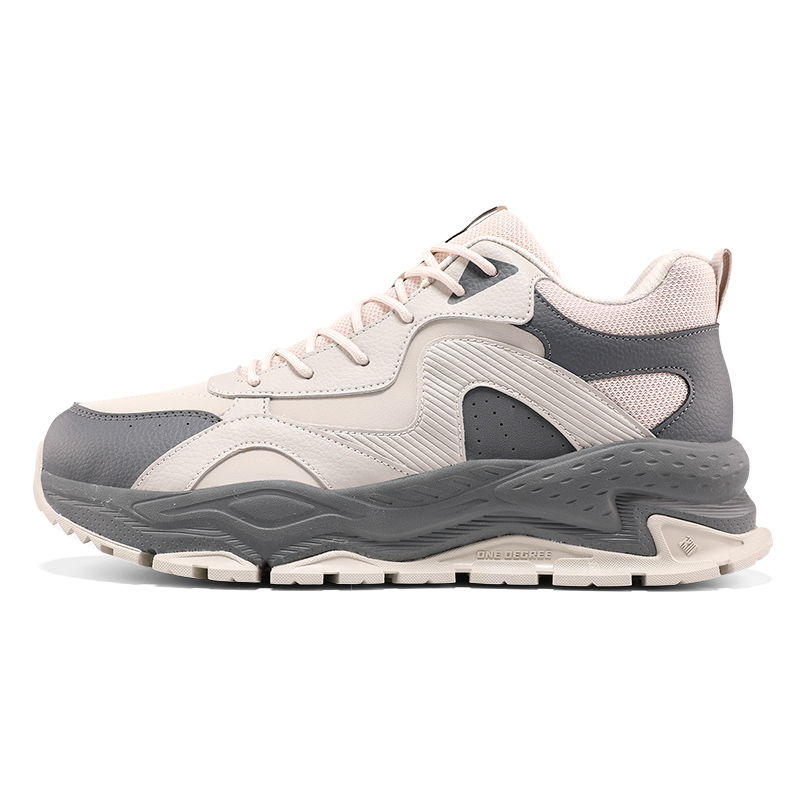 361° Теплые нескользящие высокие повседневные туфли для мужчин, бежево-серые
361° Теплые нескользящие высокие повседневные туфли для мужчин, бежево-серые