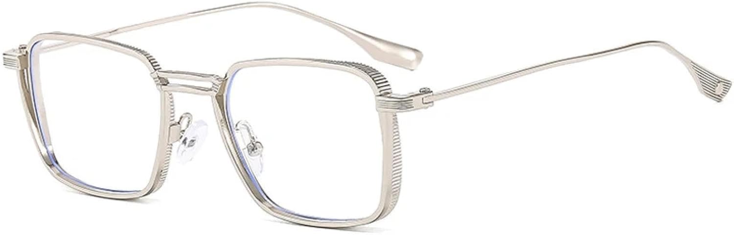 Винтажные солнцезащитные очки в стиле стимпанк с металлической оправой, для мужчин и женщин, модные классические очки для путешествий и вождения, защита от УФ-излучения UV400 TKKTLLT, Silver Clear
Винтажные солнцезащитные очки в стиле стимпанк с металлической оправой, для мужчин и женщин, модные классические очки для путешествий и вождения, защита от УФ-излучения UV400 TKKTLLT, Silver Clear