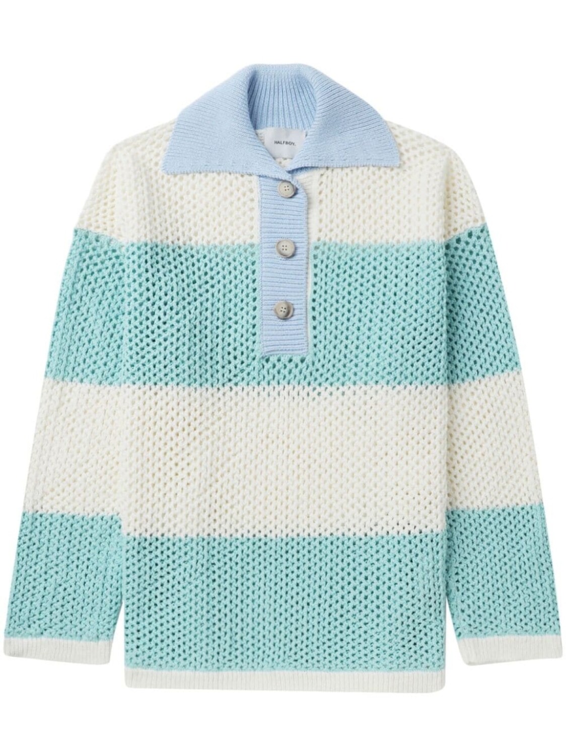 Halfboy джемпер с воротником поло, нейтральный цвет
Halfboy джемпер с воротником поло, нейтральный цвет