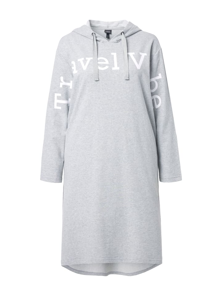 Платье миди светло-серого меланжа Ulla Popken
Платье миди светло-серого меланжа Ulla Popken