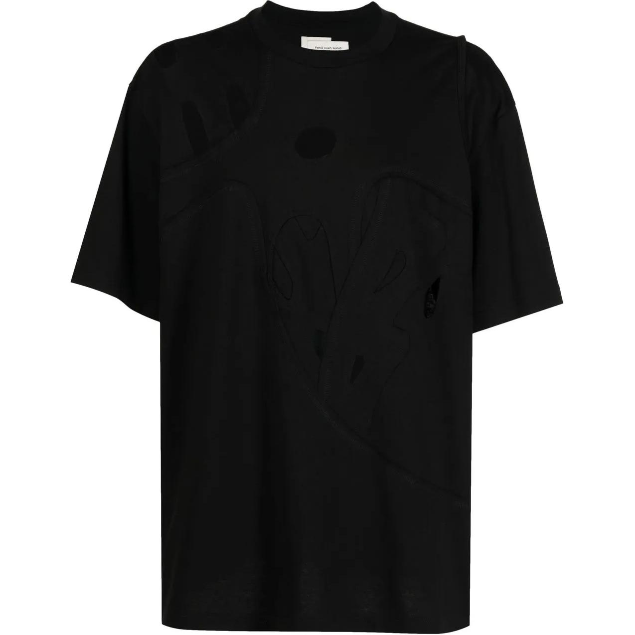 Футболка Cotton с вырезными деталями Feng Chen Wang, черный
Футболка Cotton с вырезными деталями Feng Chen Wang, черный