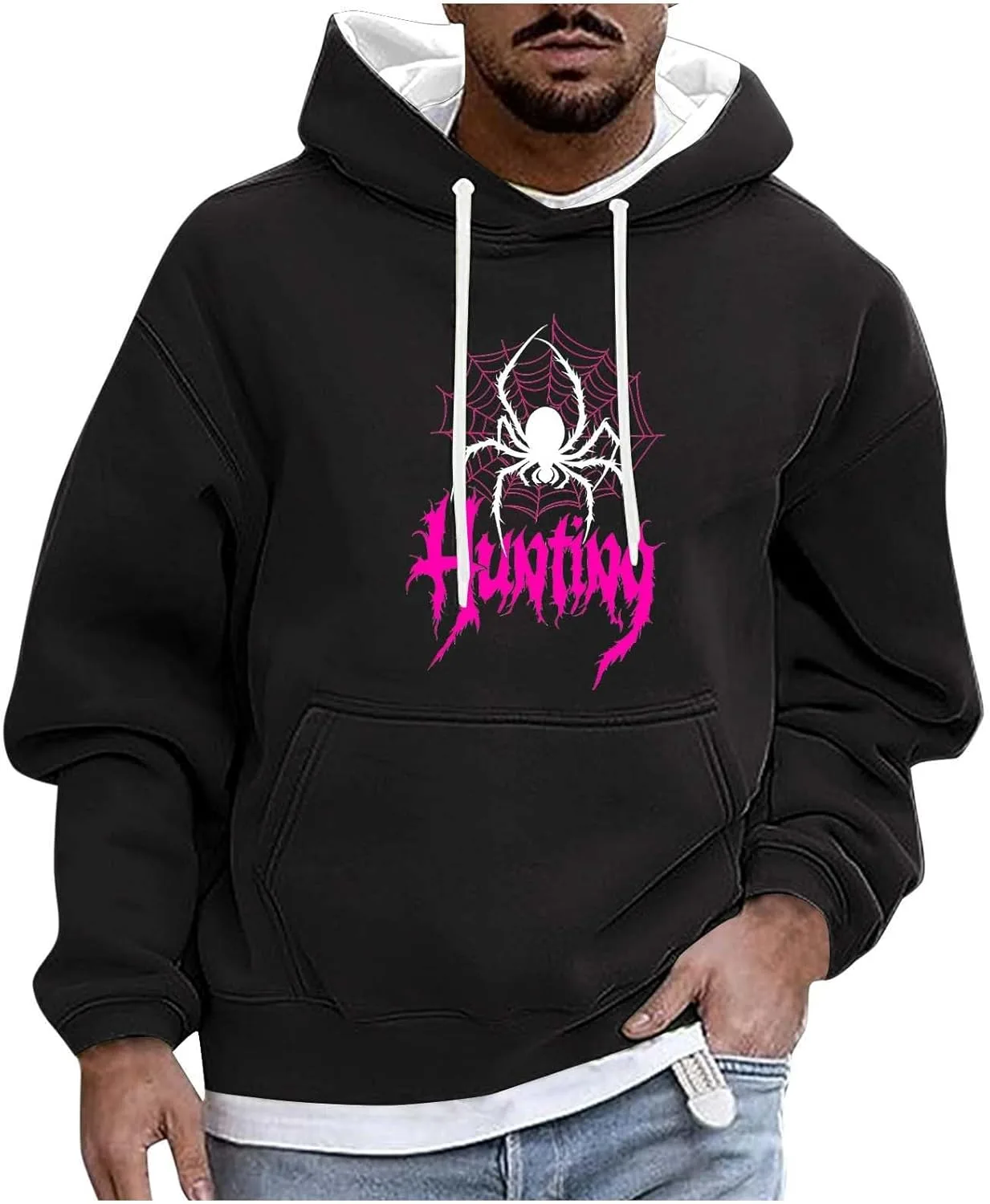 Графический худи Y2k для мужчин на Хэллоуин
Графический худи Y2k для мужчин на Хэллоуин