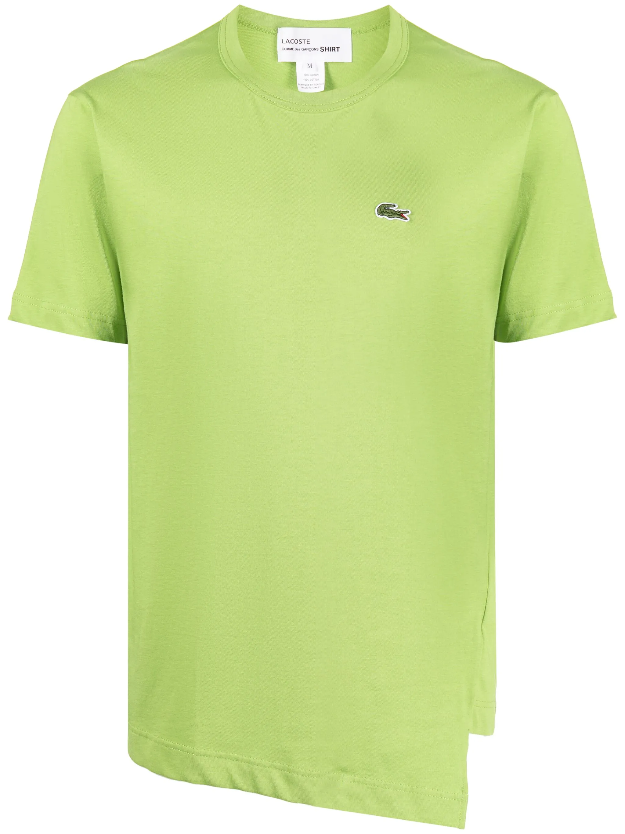 Футболка асимметричного кроя из коллаборации с Lacoste Comme Des Garçons Shirt, зеленый
Футболка асимметричного кроя из коллаборации с Lacoste Comme Des Garçons Shirt, зеленый