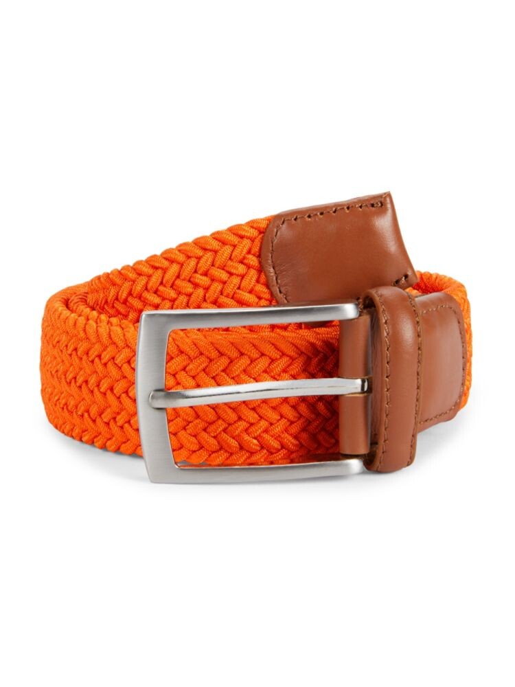 Кожаный плетеный ремень на спине W. Kleinberg, оранжевый
Кожаный плетеный ремень на спине W. Kleinberg, оранжевый