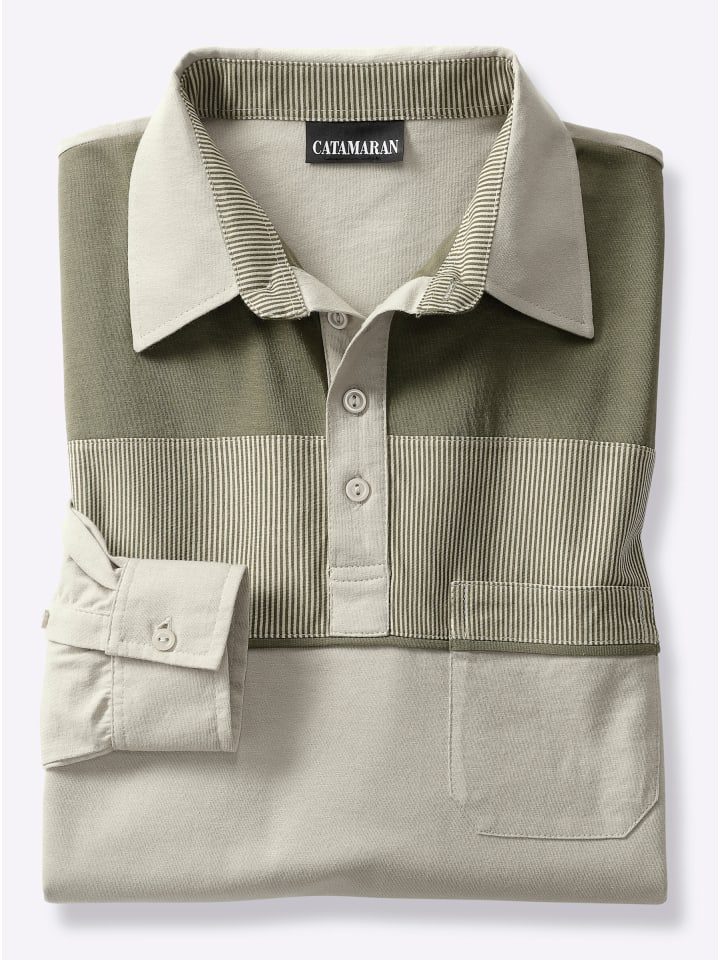 Рубашка-поло с длинными рукавами бежево-оливкового цвета WITT WEIDEN, Бежевый, Рубашка-поло с длинными рукавами бежево-оливкового цвета WITT WEIDEN
Рубашка-поло с длинными рукавами бежево-оливкового цвета WITT WEIDEN, Бежевый, Рубашка-поло с длинными рукавами бежево-оливкового цвета WITT WEIDEN