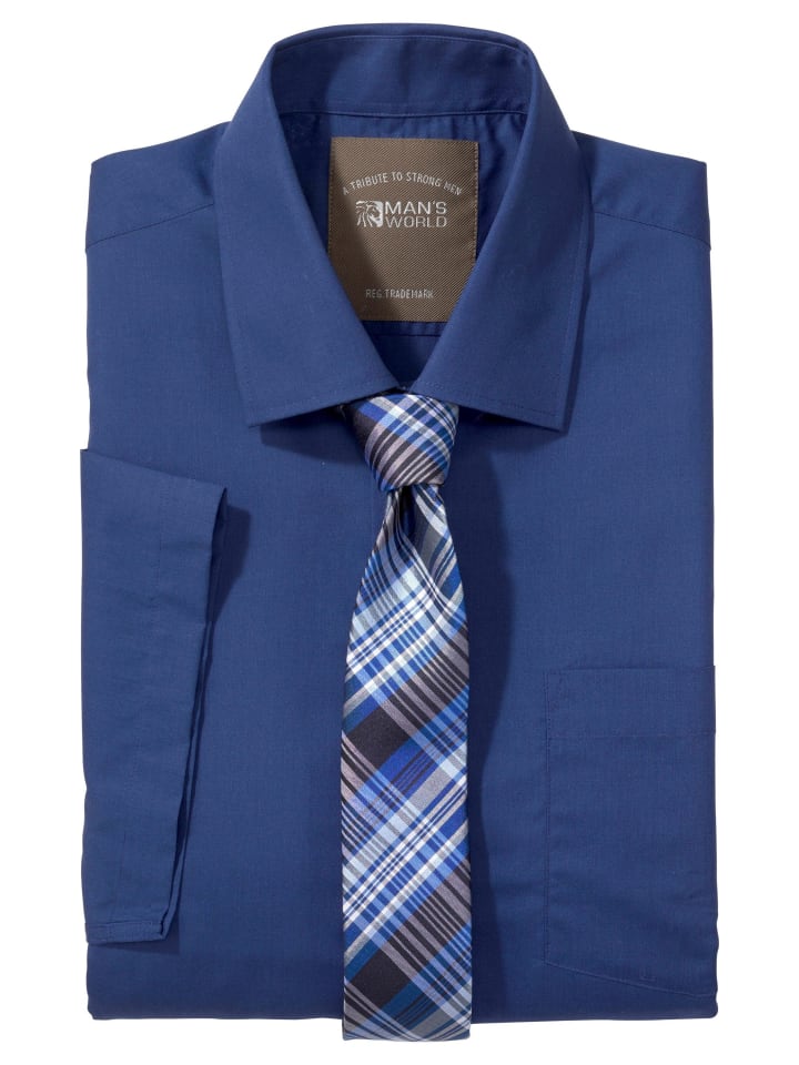 Рубашка с короткими рукавами однотонного синего цвета Man's World
Рубашка с короткими рукавами однотонного синего цвета Man's World