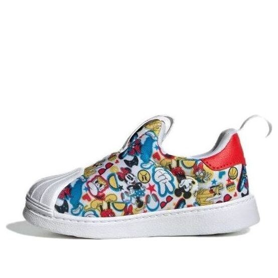 Кроссовки disney x superstar 360 Adidas, белый 
Кроссовки disney x superstar 360 Adidas, белый