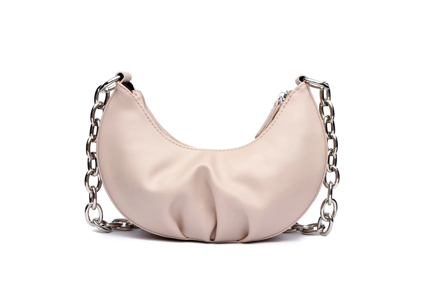 Сумка через плечо COLLEZIONE ALESSANDRO "Kasumi", с небольшими складками и грубой цепочкой на плечо, бежевый
Сумка через плечо COLLEZIONE ALESSANDRO "Kasumi", с небольшими складками и грубой цепочкой на плечо, бежевый