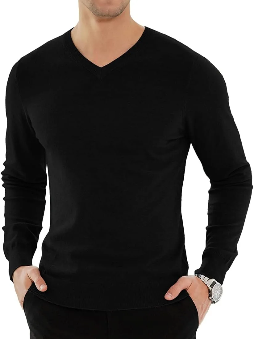 Мужской вязаный пуловер YTD Casual Slim Fit с V-образным вырезом
Мужской вязаный пуловер YTD Casual Slim Fit с V-образным вырезом