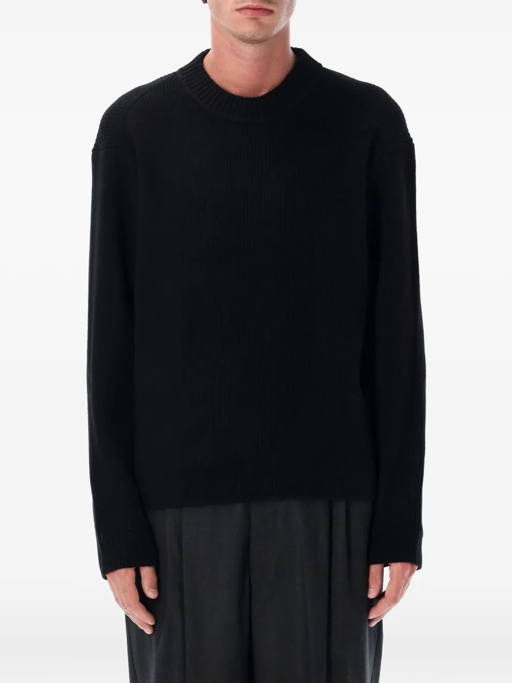 Морской вязаный свитер с круглым вырезом Berner Kühl, черный
Морской вязаный свитер с круглым вырезом Berner Kühl, черный