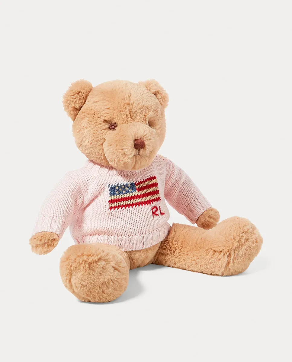 Маленький плюшевый медвежонок, Полярный в свитере с флагом Polo Ralph Lauren, светло-бежевый
Маленький плюшевый медвежонок, Полярный в свитере с флагом Polo Ralph Lauren, светло-бежевый