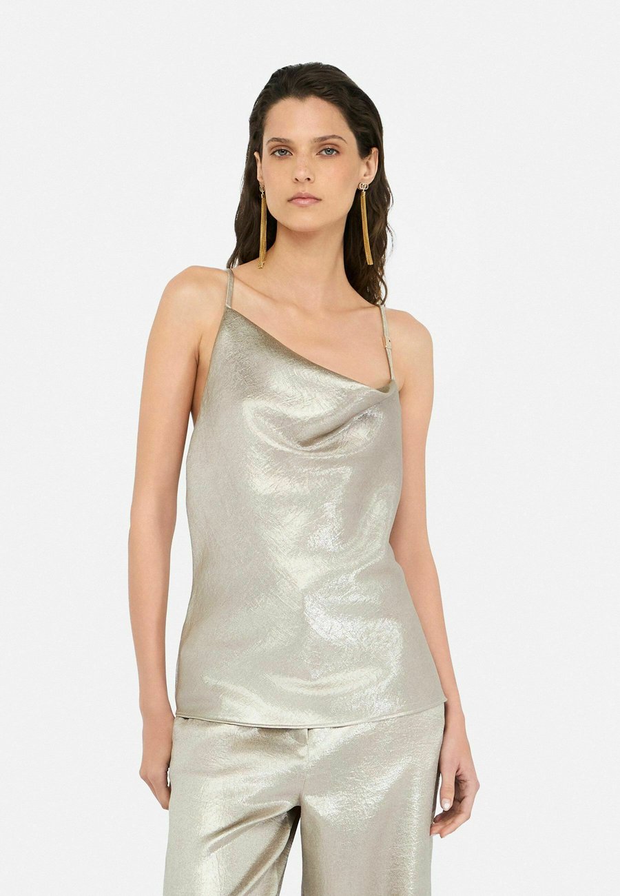 Топ LIU JO LAMINATED CREPE, Silver/Silver-Coloured
Топ LIU JO LAMINATED CREPE, Silver/Silver-Coloured