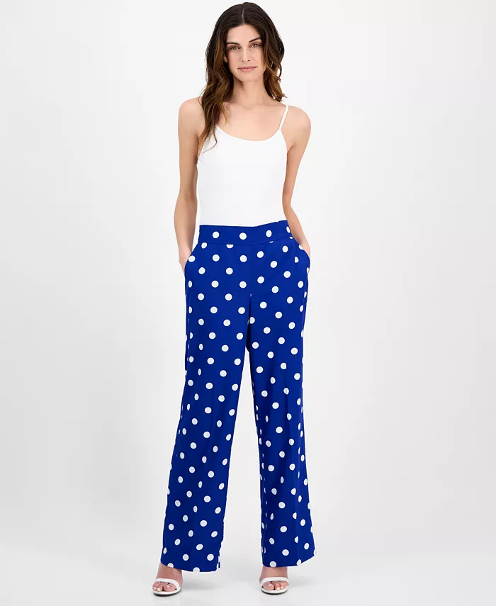 Женские брюки с принтом на резинке и широкими штанинами Anne Klein, синий
Женские брюки с принтом на резинке и широкими штанинами Anne Klein, синий