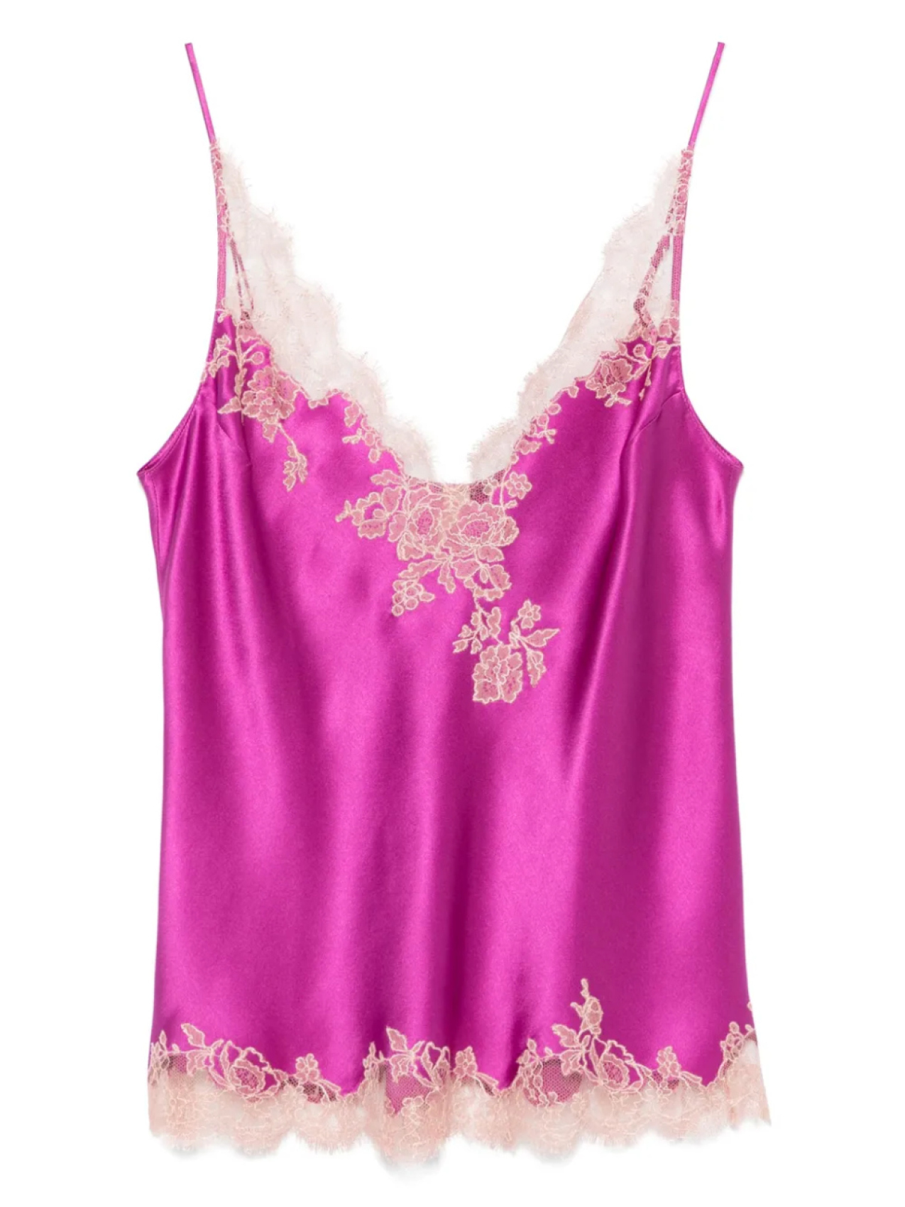 Кружевной топ на бретелях Carine Gilson, фиолетовый
Кружевной топ на бретелях Carine Gilson, фиолетовый