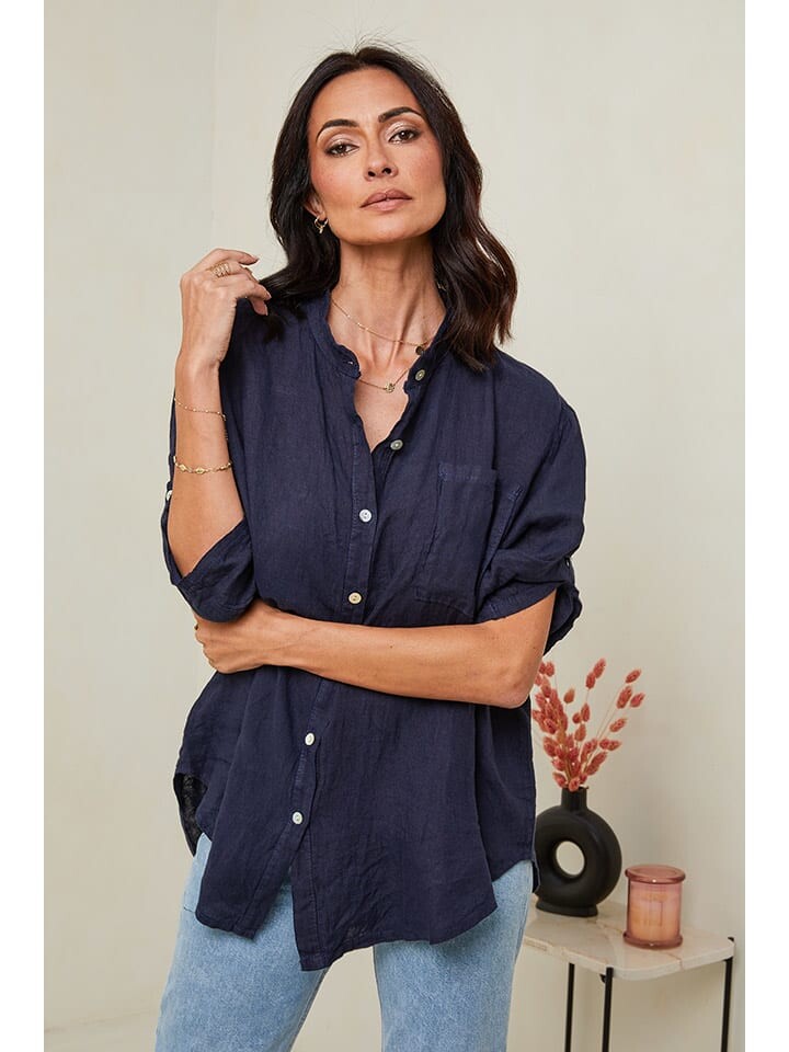 Блуза Le Monde du Lin, темно-синий
Блуза Le Monde du Lin, темно-синий