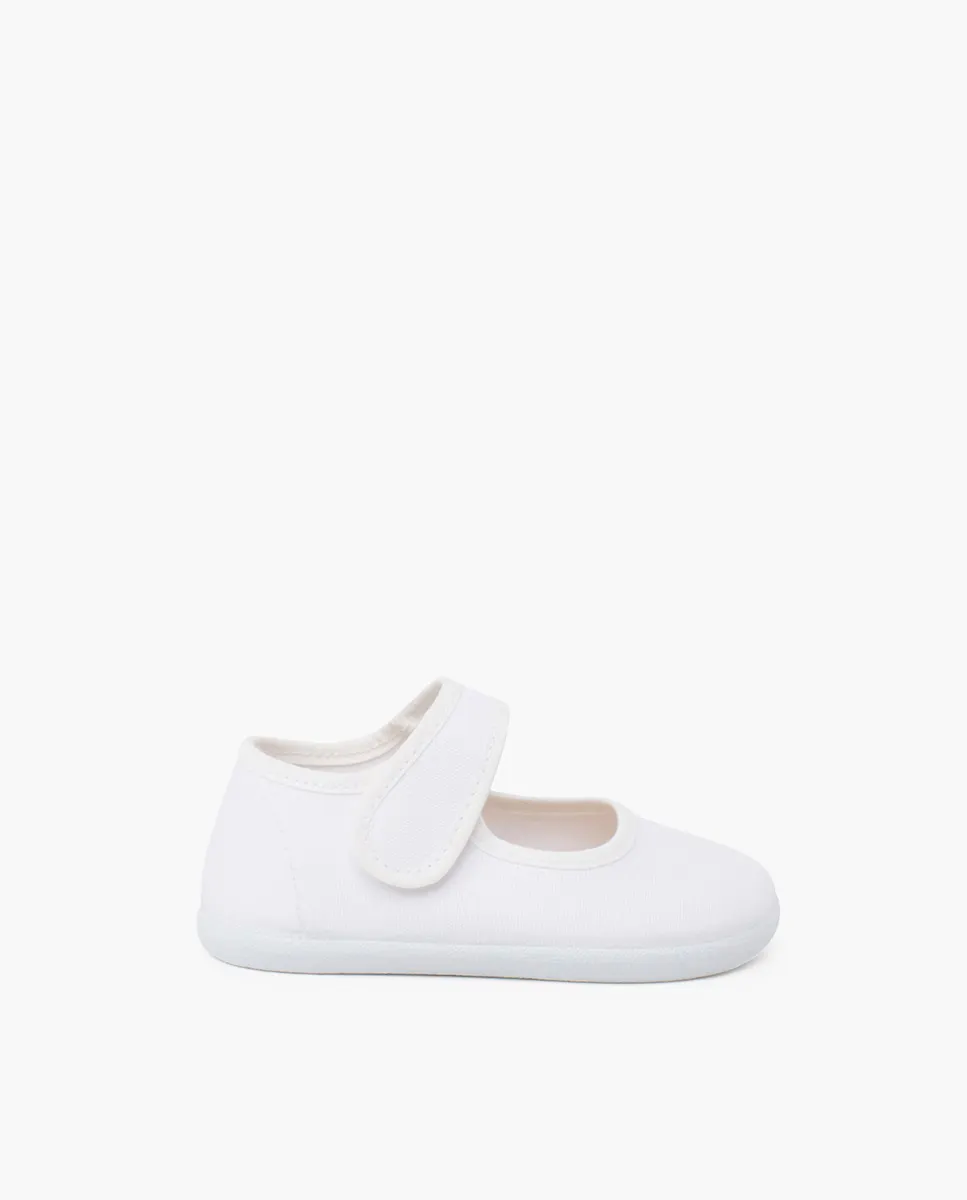 Босоножки холщовые «Мэри Джейн» для девочек с широкой застежкой Pisamonas, белый
Босоножки холщовые «Мэри Джейн» для девочек с широкой застежкой Pisamonas, белый