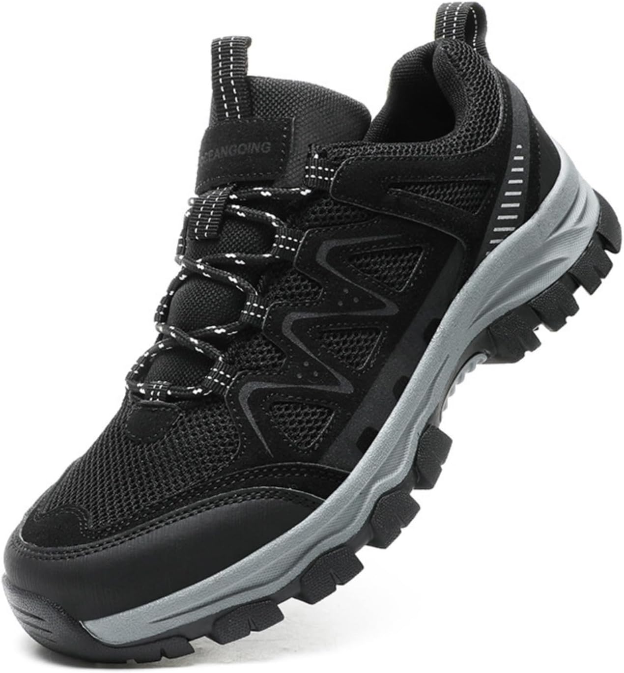 Мужские туристические кроссовки для треккинга, обувь для бега по пересеченной местности, противоскользящая резиновая подошва, широкий размер для прогулок по горам и ежедневного треккинга Azttoztto, черный
Мужские туристические кроссовки для треккинга, обувь для бега по пересеченной местности, противоскользящая резиновая подошва, широкий размер для прогулок по горам и ежедневного треккинга Azttoztto, черный