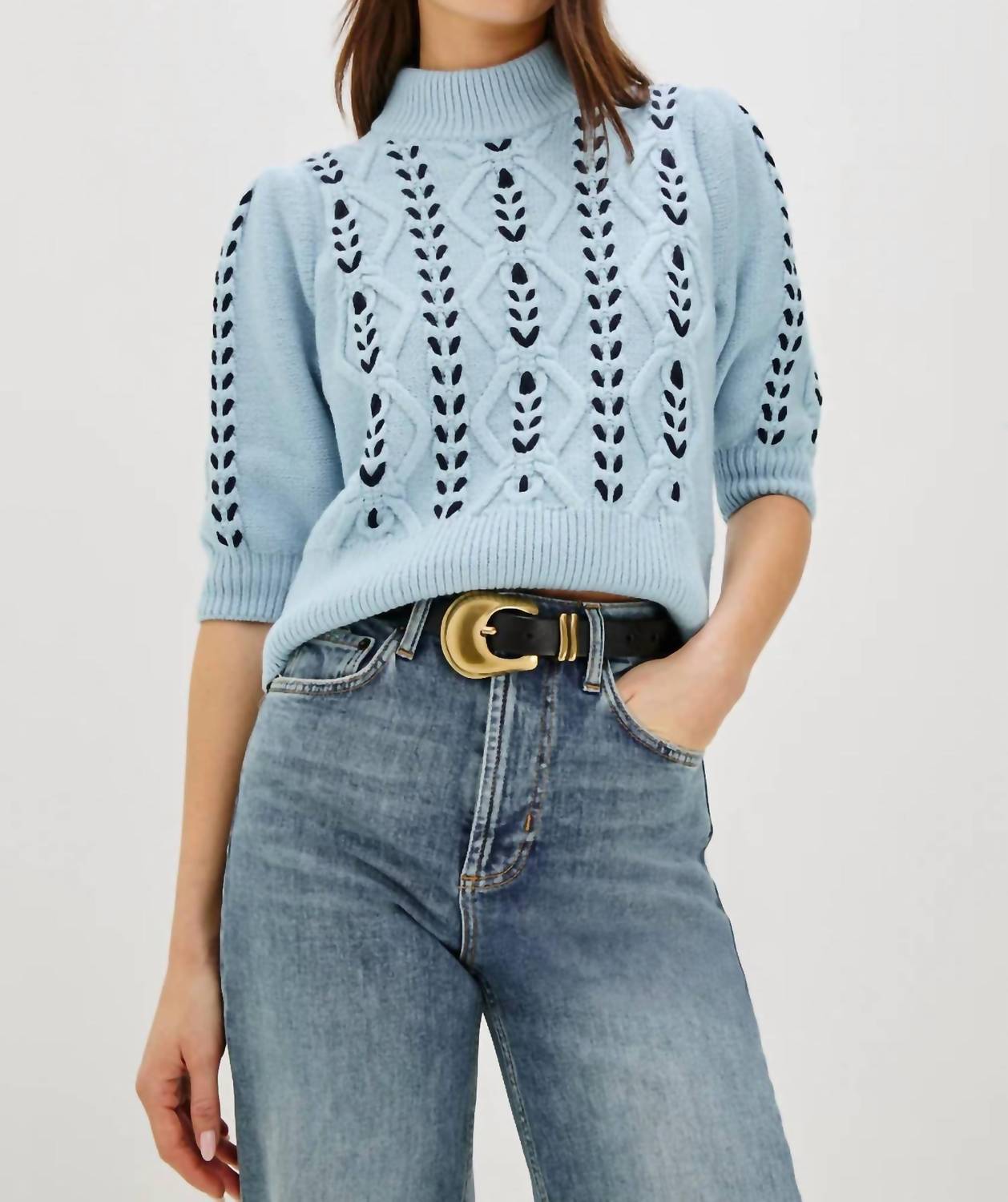 Rails Свитер Addy цвета «небесно-синий» с кабелем Cables
Rails Свитер Addy цвета «небесно-синий» с кабелем Cables