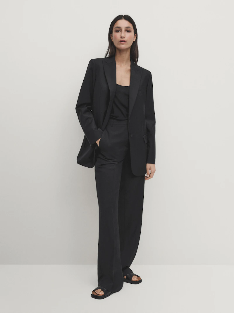 Брюки Massimo Dutti Cool Wool Suit, черный (размер EU 36)
Брюки Massimo Dutti Cool Wool Suit, черный (размер EU 36)