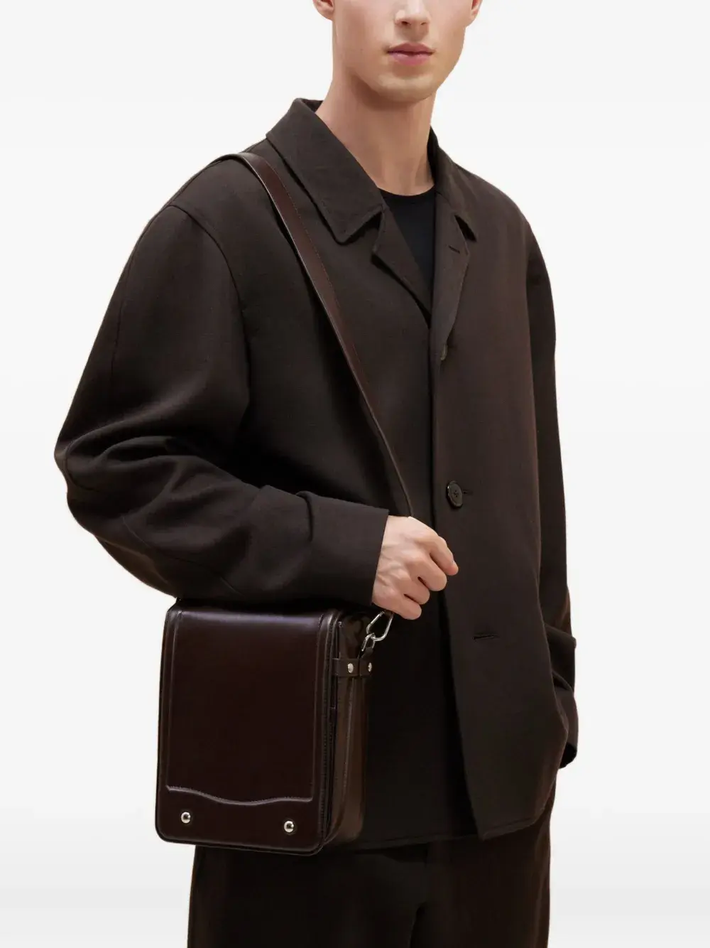 Кожаная сумка-сэтчел Ransel LEMAIRE, коричневый
Кожаная сумка-сэтчел Ransel LEMAIRE, коричневый