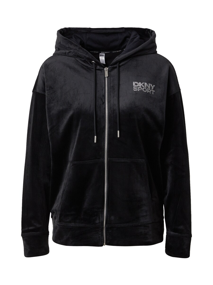 Спортивная толстовка с капюшоном на молнии DKNY Performance, черный
Спортивная толстовка с капюшоном на молнии DKNY Performance, черный