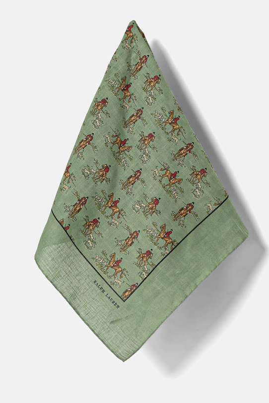 Льняной платок Polo Ralph Lauren, зеленый
Льняной платок Polo Ralph Lauren, зеленый